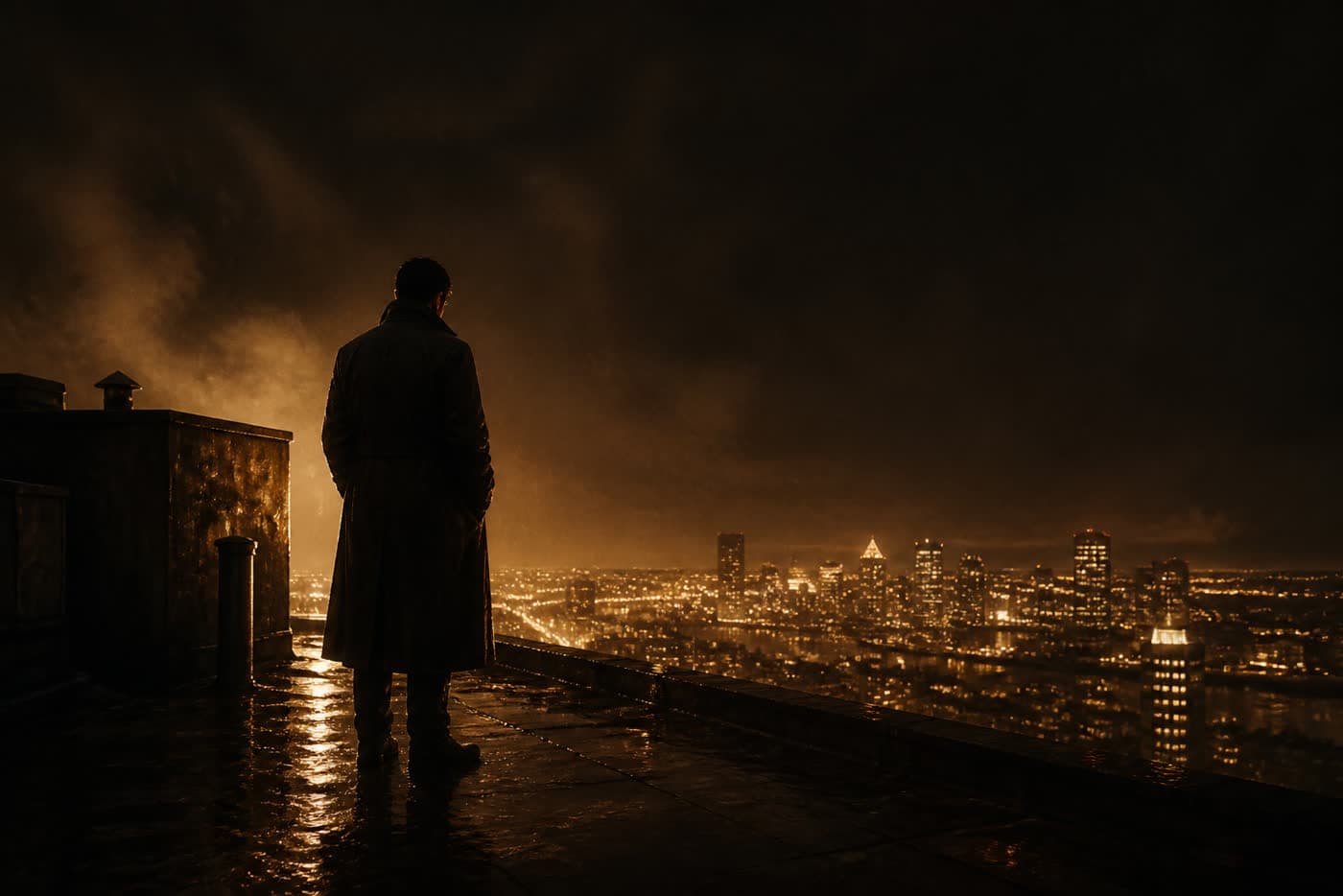 夜巷雨声